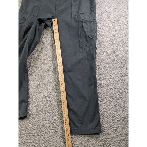 Eddie Bauer First Ascent Pants Womens 12 Cargo Cotton Nylon Stretch Bluish Gray - Picture 11 of 16